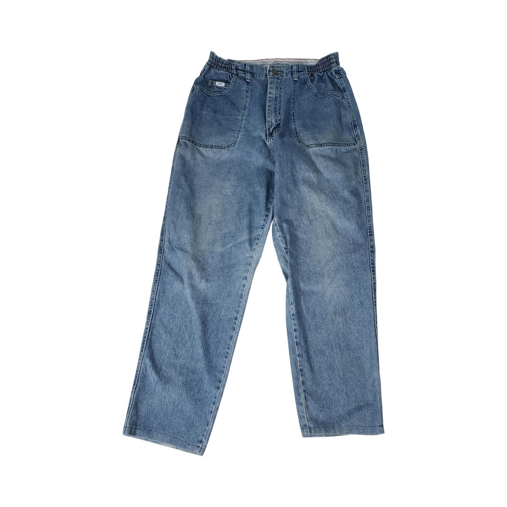 Vintage Lee Original Jeans Light Wash‎ Blue Straight Leg Denim Pants